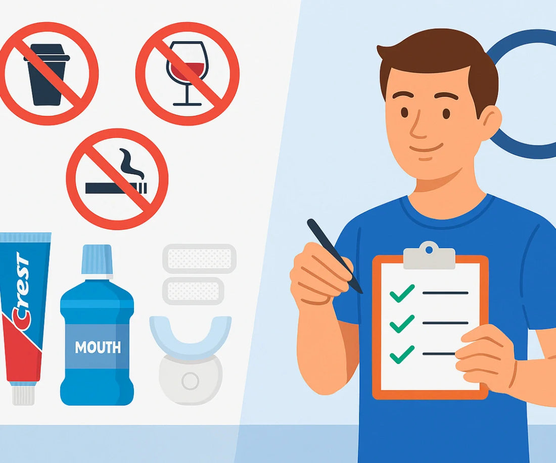 Guide : Comment se préparer à une cure avec les bandes blanchissantes Crest?