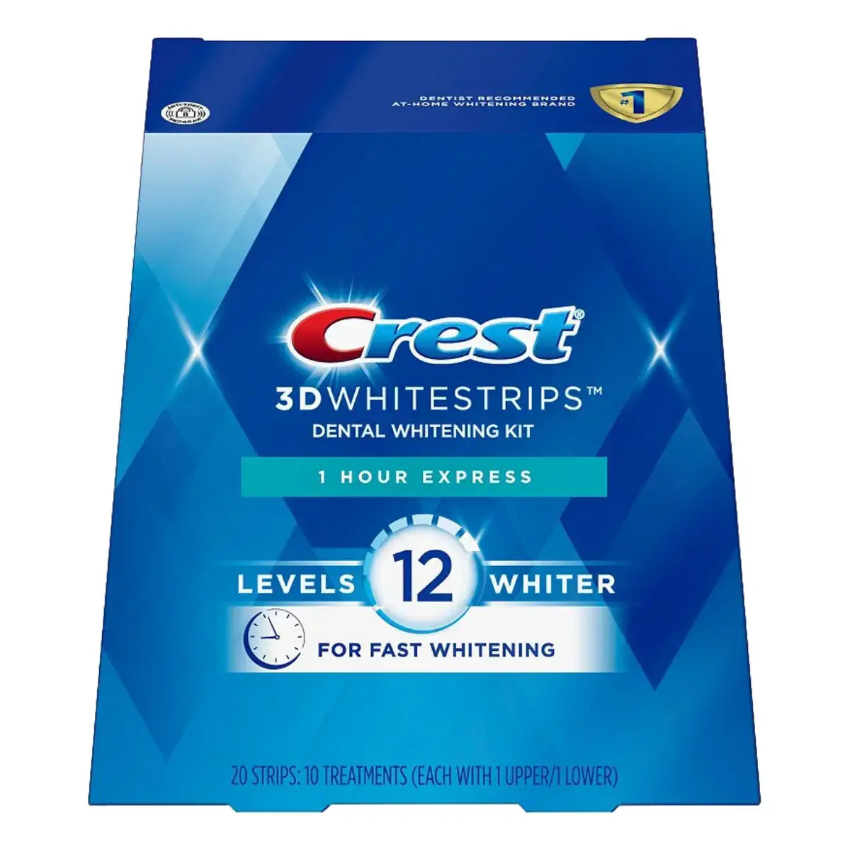 Bandes Blanchissantes 1 Hour Express 12 Levels Whiter Whitestrips