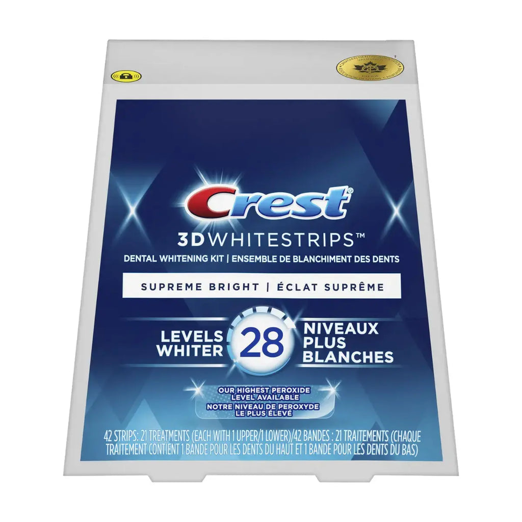 Bandes Blanchissantes Supreme Bright 28 Levels Whiter Whitestrips