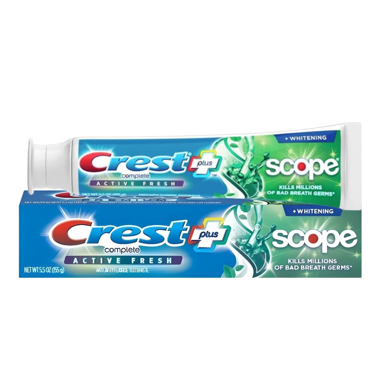 Dentifrice Crest Complete Plus Scope Active Fresh 155g