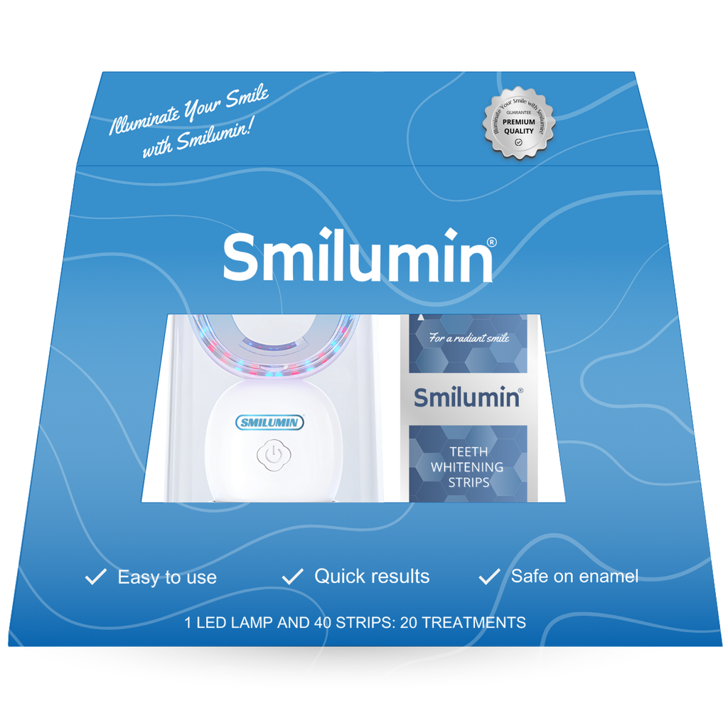 Kit blanchiment dentaire Smilumin lampe LED et bandes