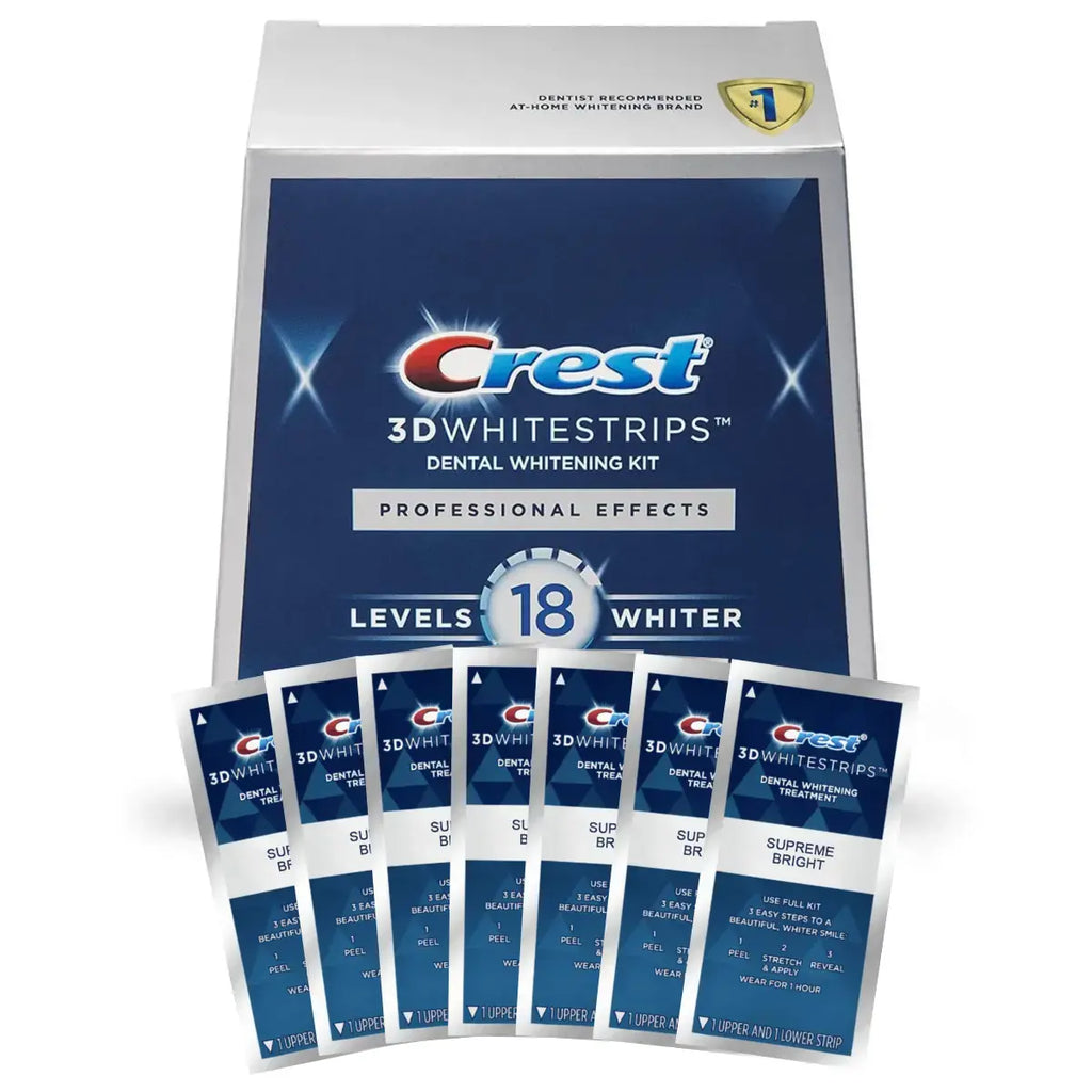 Bandes Blanchissantes Crest Professional-Level 18 Whitestrips