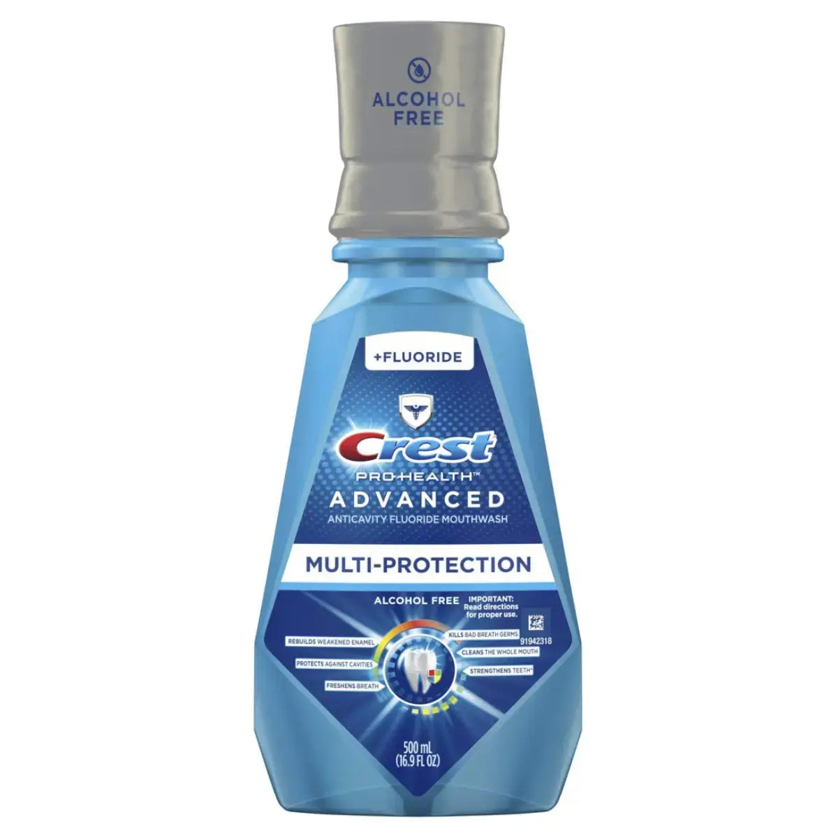Bain De Bouche Crest Pro-Health Advanced Multi-Protection + Fluoride 500 ml