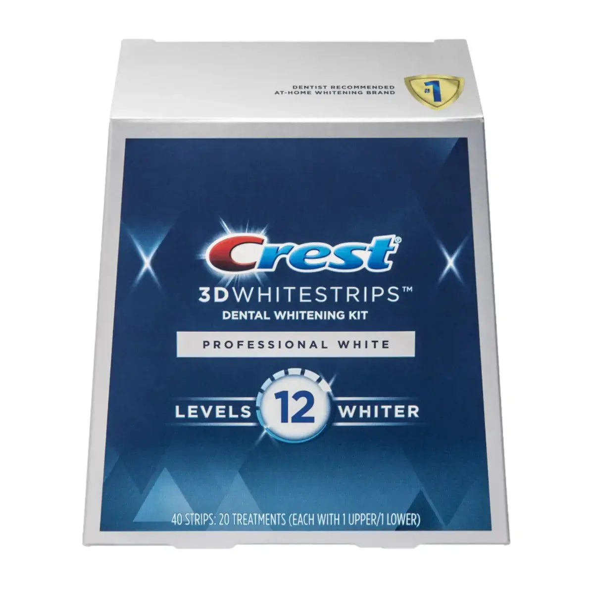 Bandes Blanchissantes Crest 3D Whitestrips Professional White 12 Levels Whiter