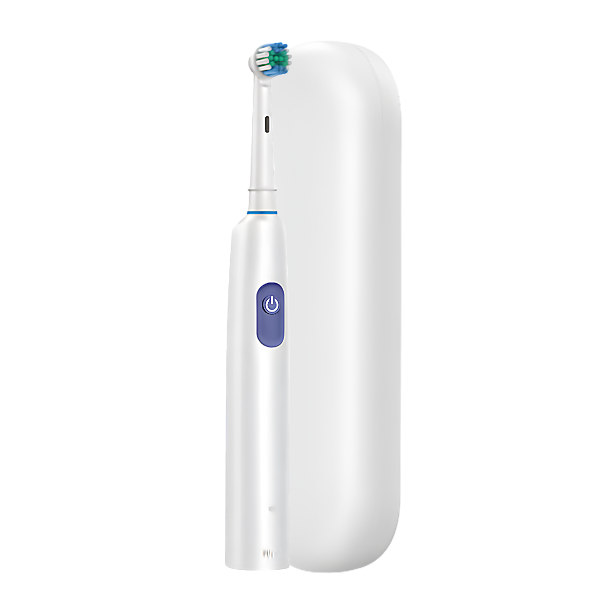 Brosse à dents électrique Deep Clean blanche + 4 têtes