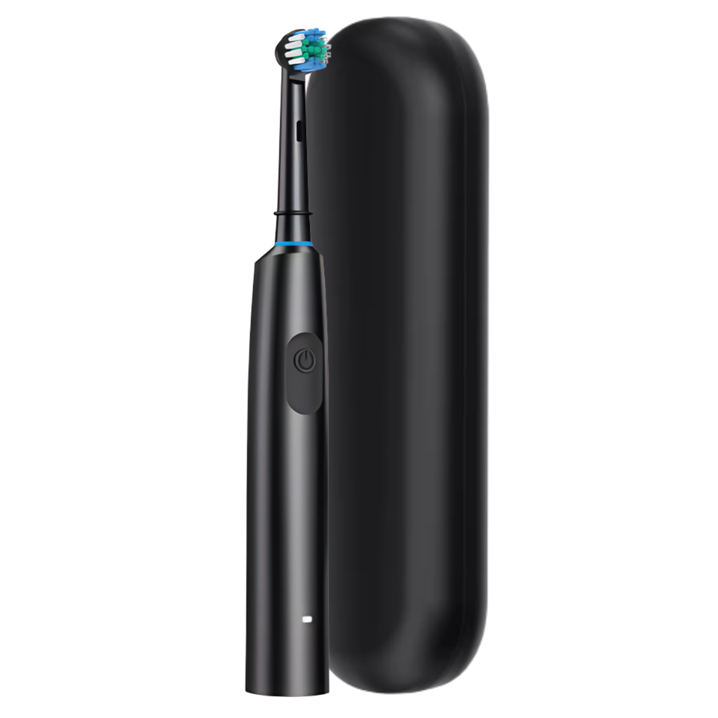 Brosse à dents électrique Deep Clean noire + 4 têtes