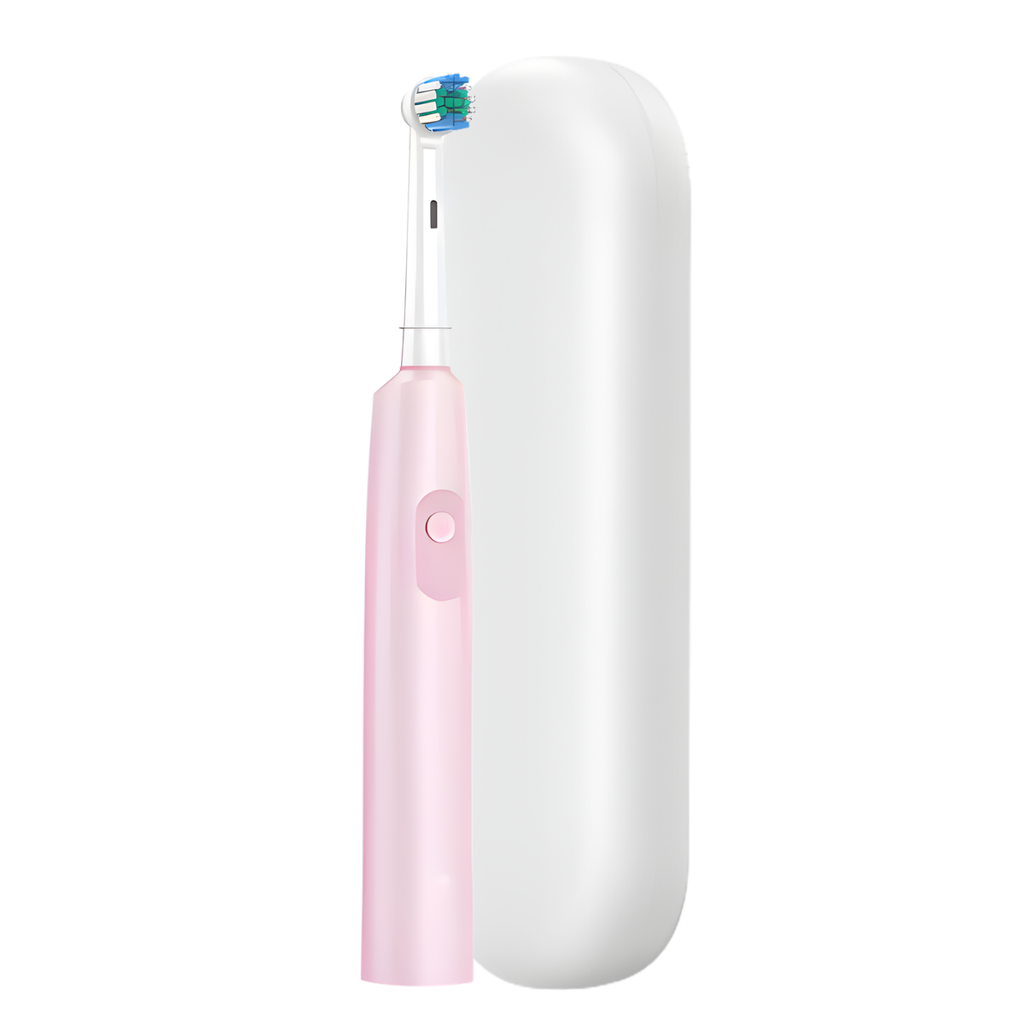 Brosse à dents électrique Deep Clean rose + 4 têtes