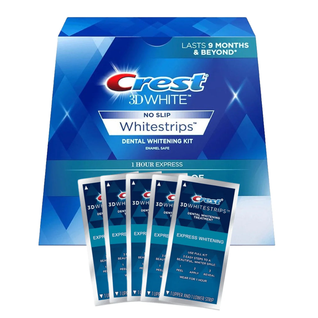 Bandes Blanchissantes Crest 3D Whitestrips 1 Hour Express