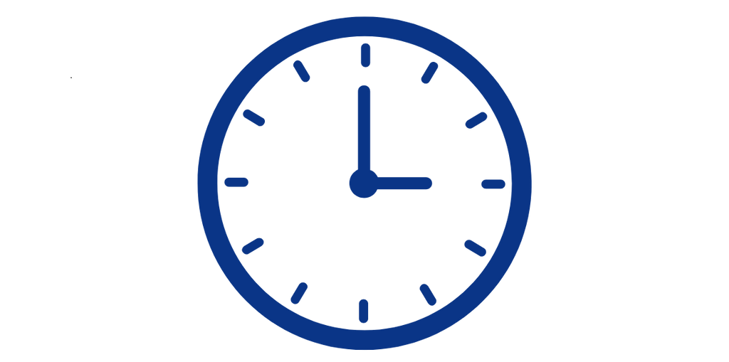 Icône d'une horloge représentant le temps d'attente avant de retirer la bande blanchissante