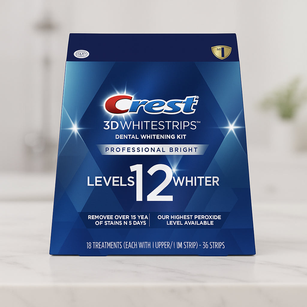 Collection de bandes blanchissantes Crest – un blanchiment des dents efficace à domicile
