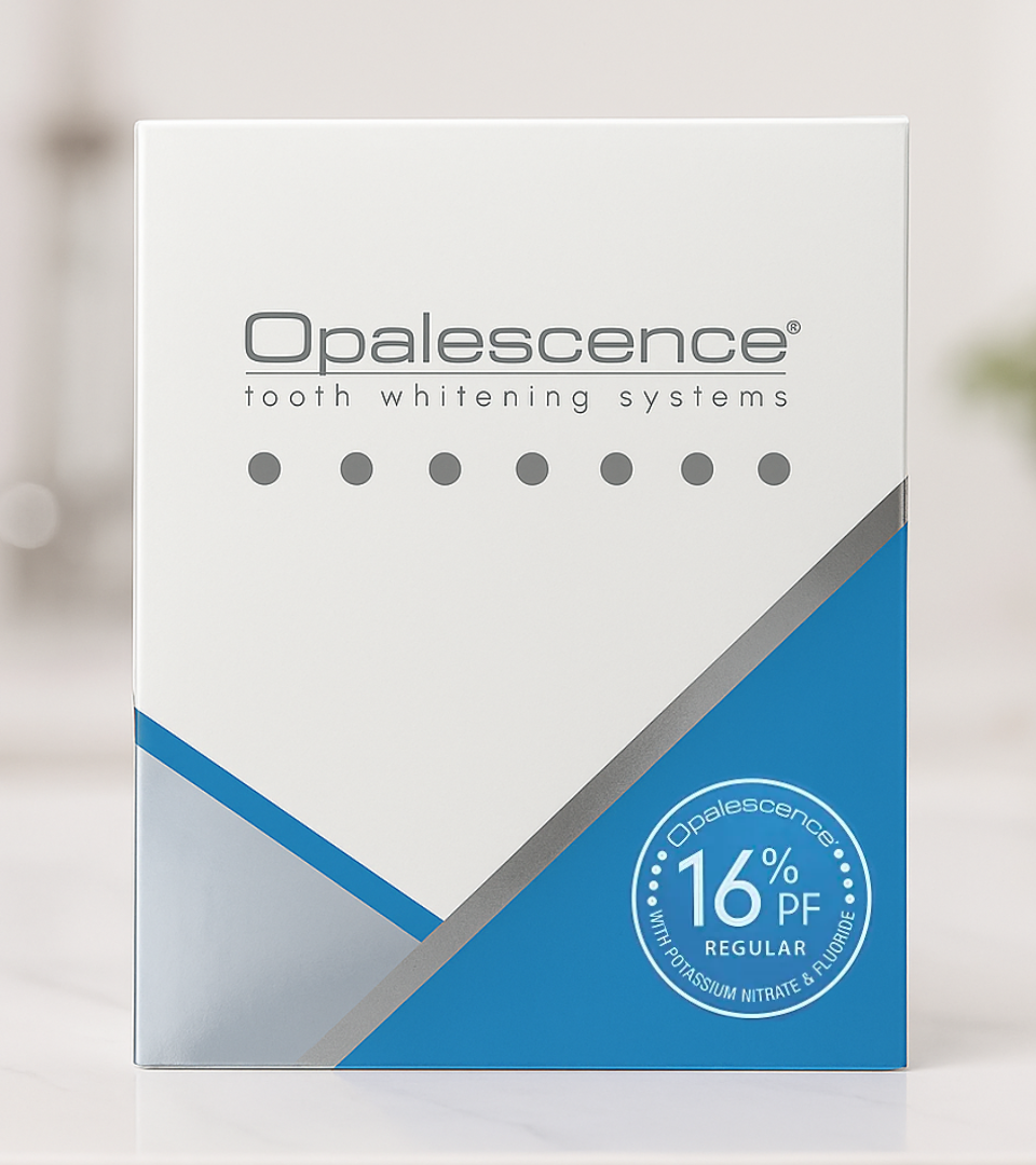 Boîte de gel blanchissant Opalescence 16 % PF pour le blanchiment des dents à domicile