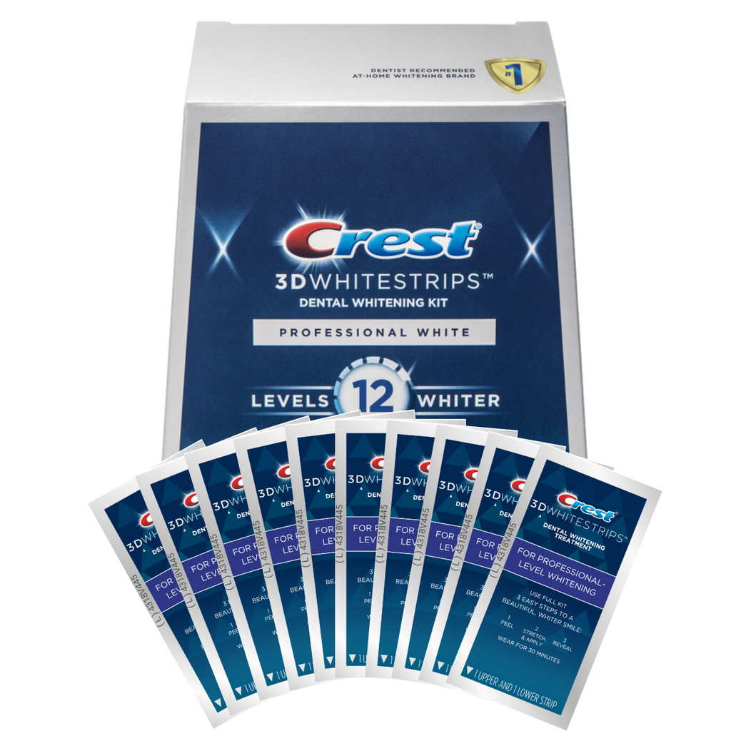 Bandes Blanchissantes 3D Whitestrips Professional White 12 Levels Whiter