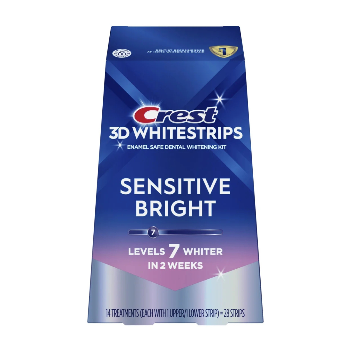 Bandes Blanchissantes Sensitive Bright 7 Levels Whiter Whitestrips