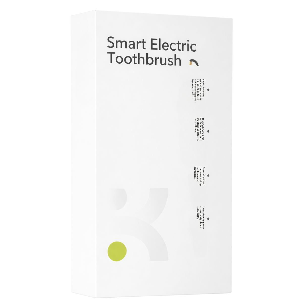 Brosse à dents électrique blanche + 2 têtes + stérilisateur UV
