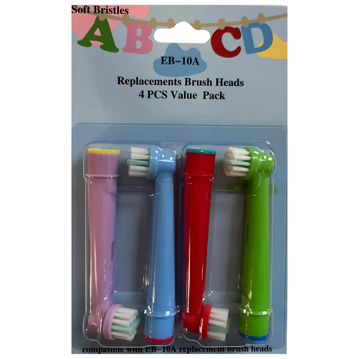Lot de 12 Têtes de Brosse Compatibles Braun Oral-B - EB-17A/EB-10A