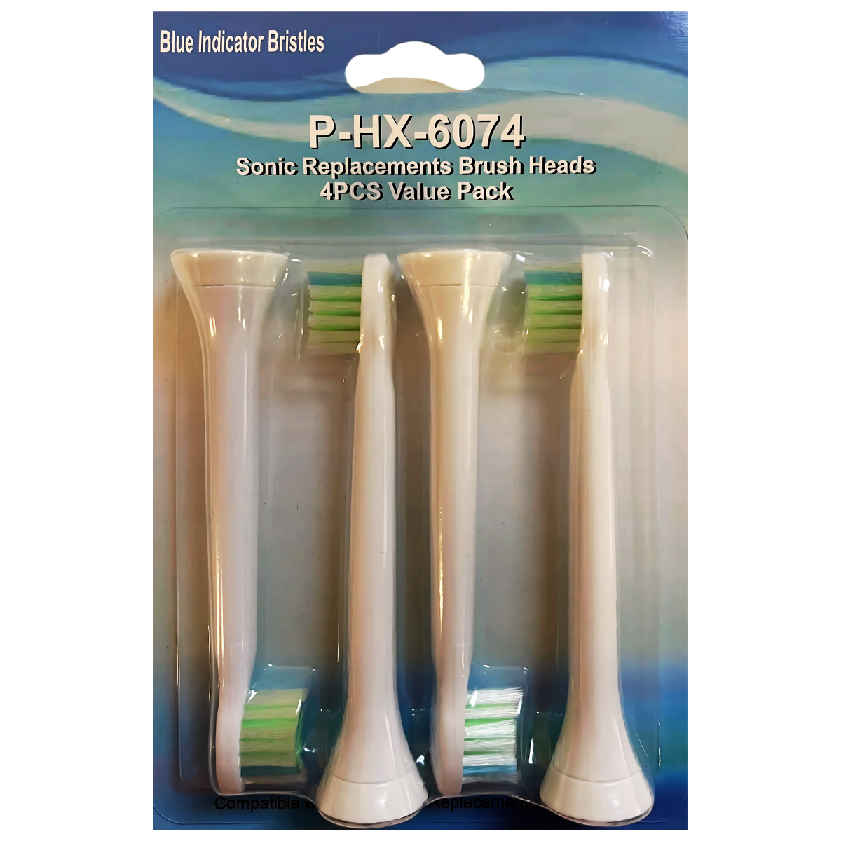 Lot de 12 Têtes de Brosse Compatibles Philips Sonicare – P-HX-6044, P-HX-6074, P-HX-6024