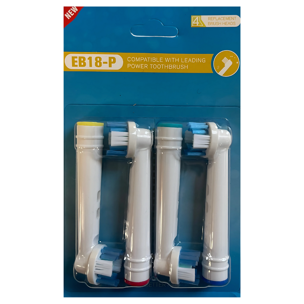 Lot de 8 Têtes de Rechange Compatibles Braun Oral-B - EB58X/EB18-P