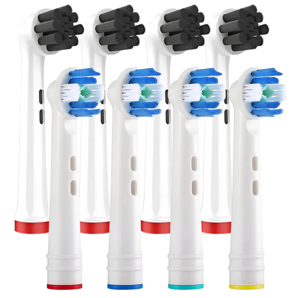 Lot de 8 Têtes de Rechange Compatibles Braun Oral-B - EB58X/EB18-P