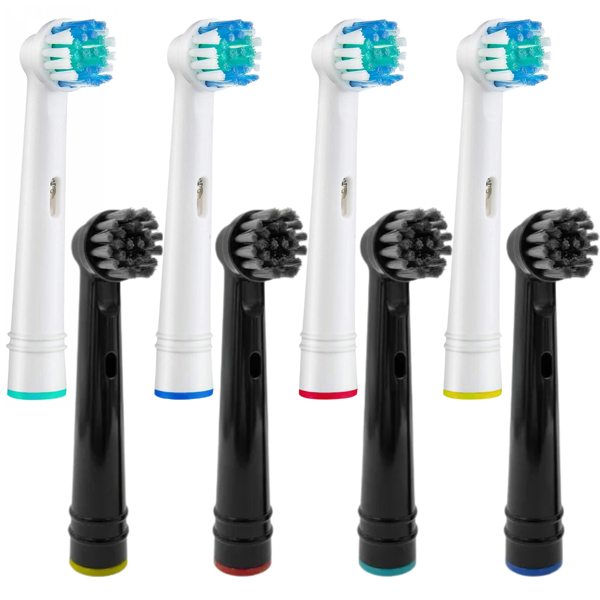 Lot de 8 Têtes de Rechange EB17-P pour Brosses à Dents Électriques Oral-B
