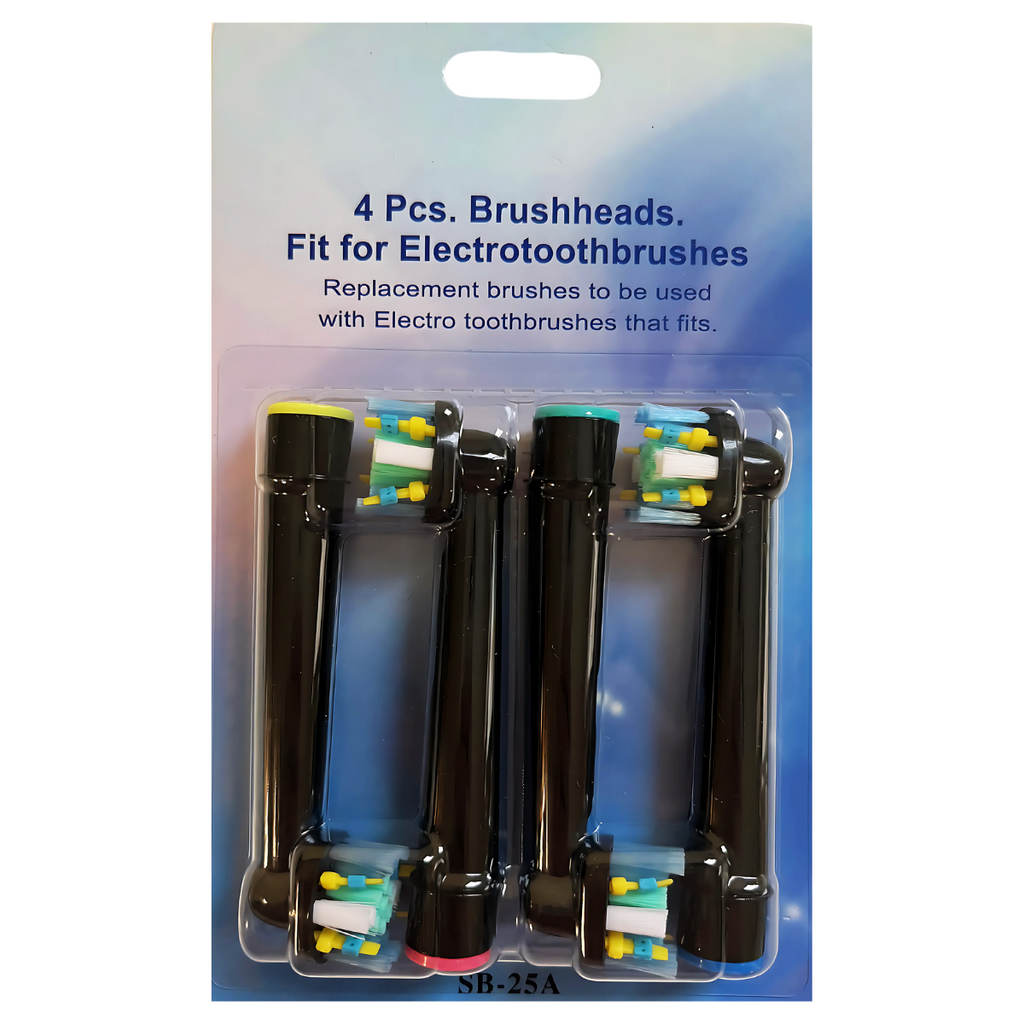 Lot de 8 Têtes de Brosse Compatibles Braun Oral-B - SB-25A/EB25-P