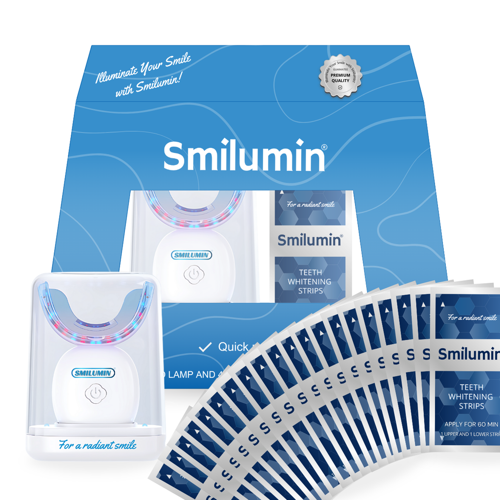 Kit blanchiment dentaire Smilumin lampe LED et bandes