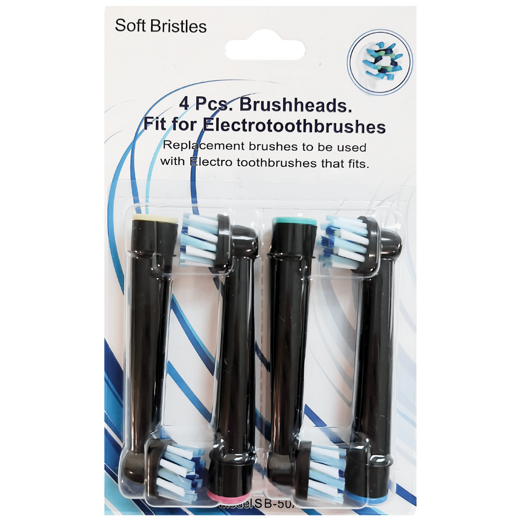Lot de 16 Têtes de Brosse Compatibles Braun Oral-B – SB-17A/SB-20A/SB-25A/SB-50A