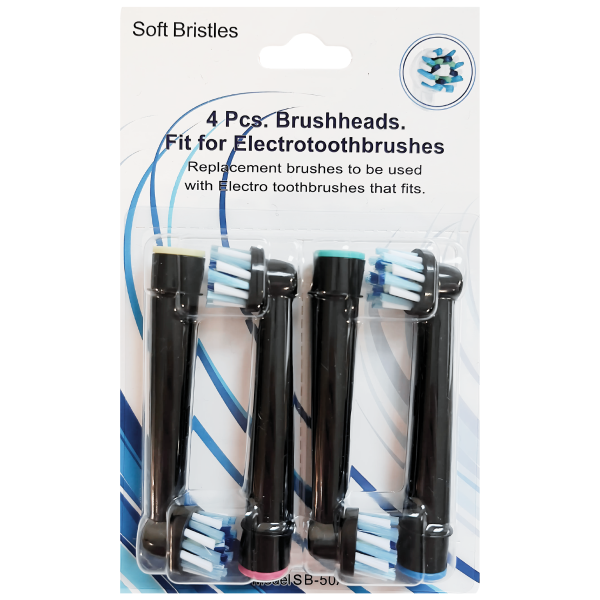 Lot de 16 Têtes de Brosse Compatibles Braun Oral-B – SB-17A/SB-20A/SB-25A/SB-50A