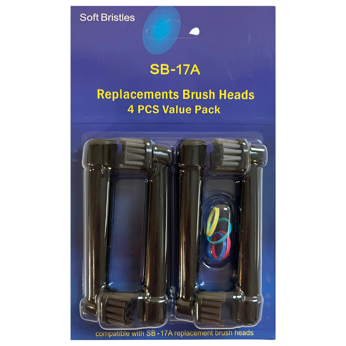 Lot de 16 Têtes de Brosse Compatibles Braun Oral-B – SB-17A/SB-20A/SB-25A/SB-50A
